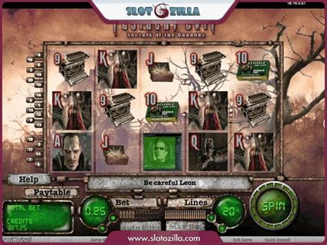 Resident Evil Slot Grátis
